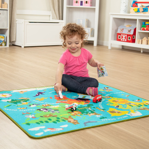 Alfombra Viaje Alrededor Del Mundo Melissa & Doug