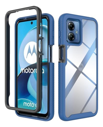 Funda Para Motorola Moto G14 Xt2341-2 Xt2341-3 Xt2341-4 Azul