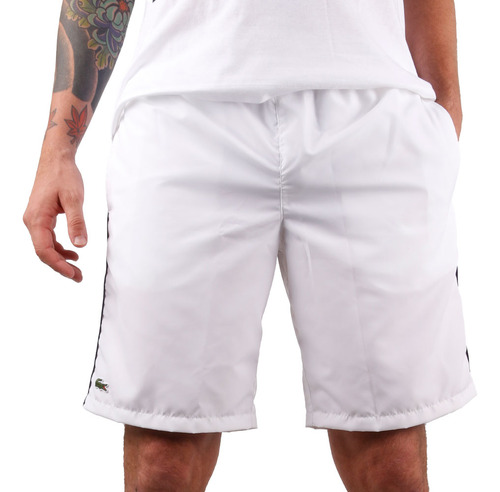 Short Hombre Lacoste Blanco In Store