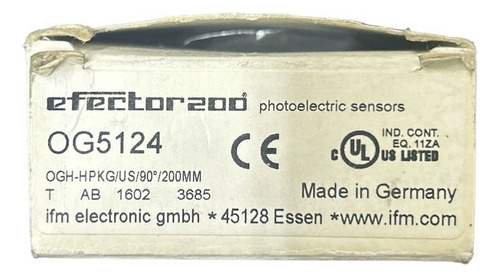 Sensor De Relfexion Directa Ifm Og5124