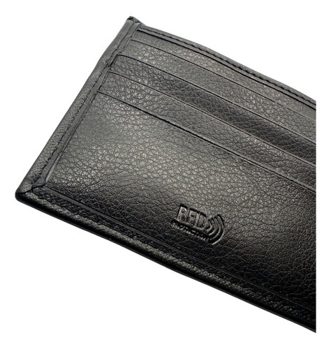 Cartera True Religion Original Nueva Hombre Billetera Genuin Negro Liso