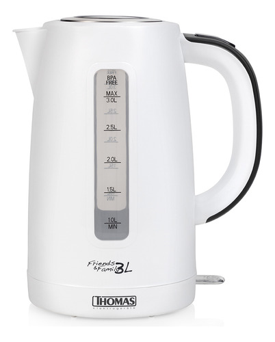 Hervidor 3 Litros Thomas Th-4351 2200w Color Blanco