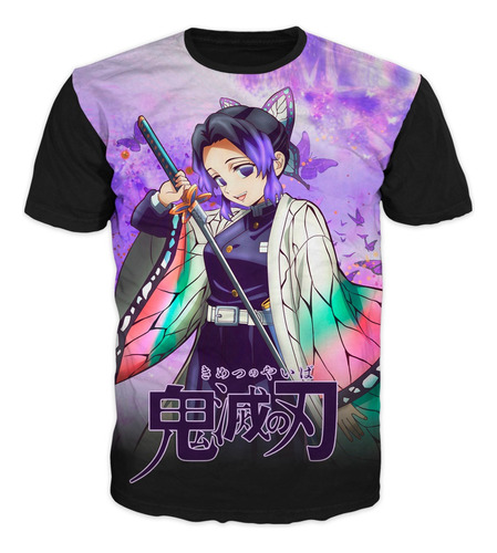 Camiseta Demon Slayer Adultos Y Niños