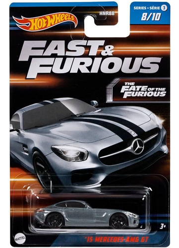 Carro Hot Wheels 15 Mercedes Amg Gt Rápido Y Furiosos Mattel