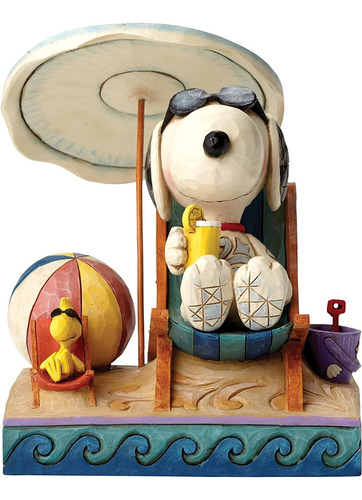 Figura Snoopy Un Dia En La Playa Enesco 