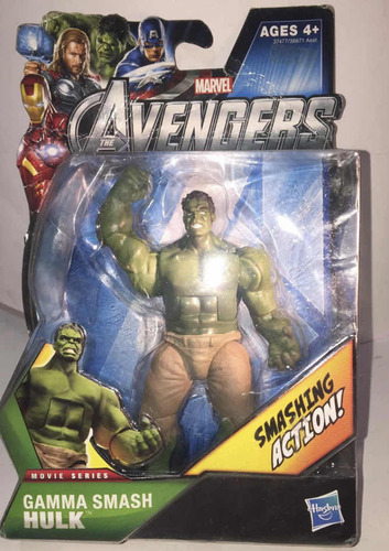 Hulk Avengers Gamma Smash Accion De Golpeo Hasbro Sellado (Reacondicionado)