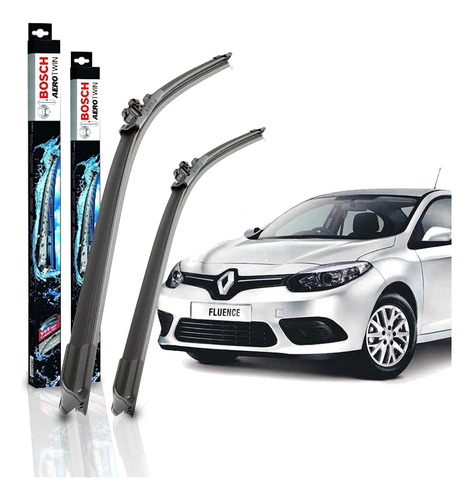 Kit X 2 Escobillas Delanteras Renault Fluence Aerotwin