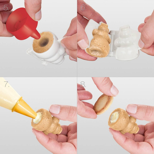 Set 3 Moldes 3d Cakepops Navidad Reposteria