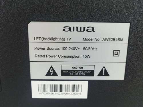 Imagen 4 de 6 de Smartv 32 Aiwa Wifi Netflix Youtube Prime Video Hd