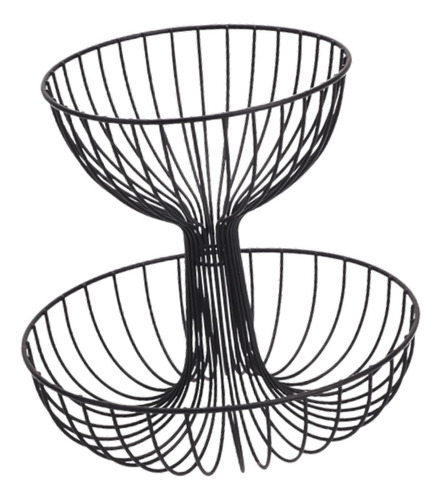 Soporte De Metal Para De 2 Niveles, Soporte Para Frutas,