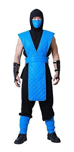 Disfraz Talla Large Para Hombre De Ninja Shotokan, Color