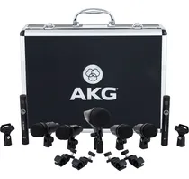 Comprar Maleta De Microfones Akg Drum Set Session 1 Para Bateria Cor Preto