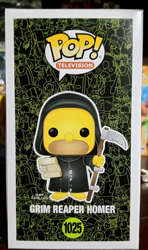 Funko Pop! Grim Reaper Homero No. 1025 Muerte - Simpsons (Usado)