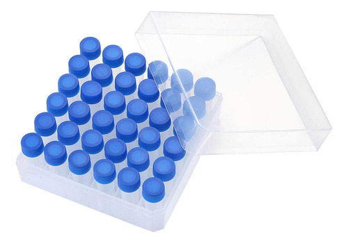 Frascos De Plástico De 5 Ml Con Tapa Roscada Y Caja