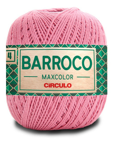 Barroco Maxcolor 4 Fios 200gr Kit 03 Un Linha Crochê Tricô Cor Quartzo