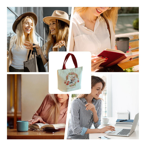 Bolsa De Asas Tipo Libro Para Niñas Bolsa De Asas Resistente