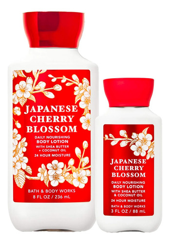 Japanese Cherry Blossom Crema Líquida 236 Y 88ml Bath Body W