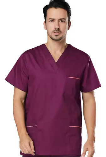 Conjuntos De Uniforme De Enfermera Con Cuello En V Para Muje