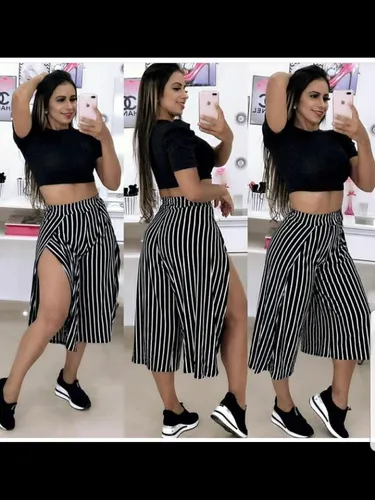 Pantalon ancho corto sale
