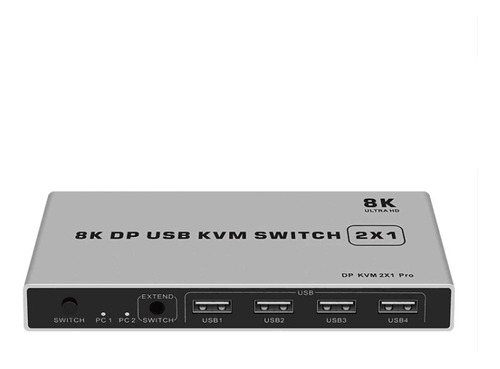 Conmutador Kvm Usb 8k Kysw59 60hz Dp Usb Dispositivo Para Co