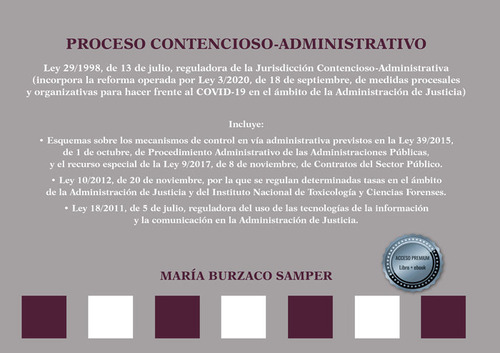 Esquemas Proceso Contencioso Administrativ - Burzaco Samper,