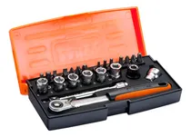 Comprar Juego De 24 Herramientas Dados Y Puntas 1\u002F4 Sl24 Bahco Color Naranja