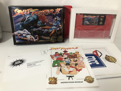 Street Fighter Legacy Cartridge 30th Collection - Snes Cib
