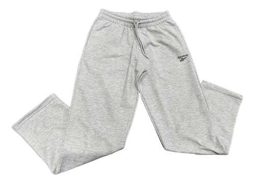 Pantalon Reebok Left Logo Pant Grey Corte Recto