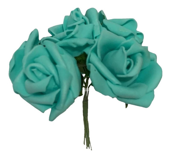 Flores Artificiais Azul Tiffany Atacado | MercadoLivre 📦