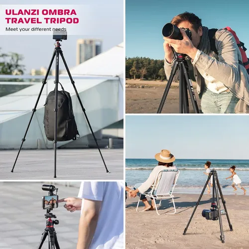 Ulanzi Mt-55 Ombra - Trípode De Viaje Profesional De 62.5 Pu