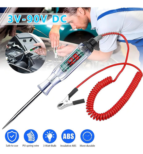 Bolígrafo Detector De Corriente 6v-12v-24v-48v