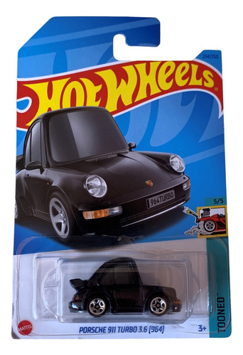 Hot Wheels Porsche 911 Turbo 3.6 (964) Tooned Mattel Nuevo