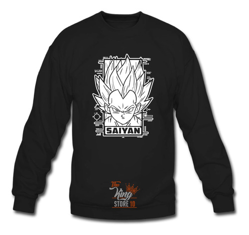 Poleron Polo, Vegeta Saiyan, Dragon Ball, Anime, Manga, Xxl