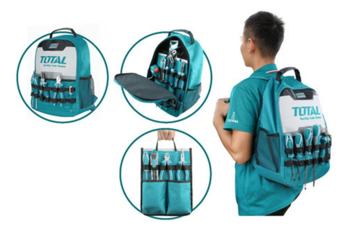 Mochila Porta Herramientas Resistente Total