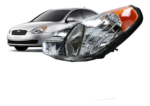 Optico Izquierdo Hyundai Accent New 2006-2011
