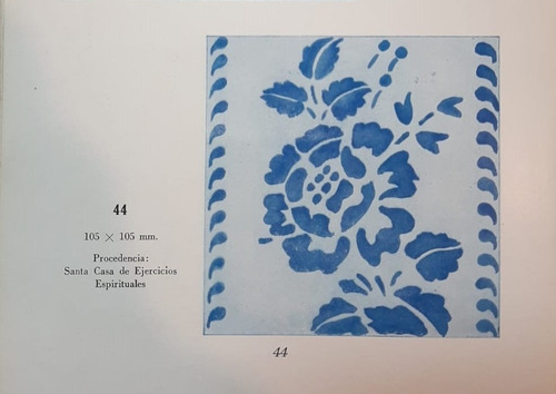 Imagen 3 de 5 de Antiguo Azulejo Pas De Calais N° 44 7703