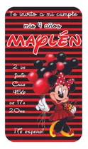 Comprar Kit Imprimible Minnie Roja Personalizado Cumple Candybar