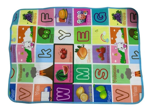 Imagen 1 de 4 de Alfombra De Niños 120x90cm Antigolpes Reversible
