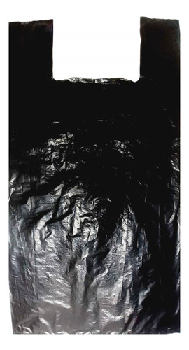 Bolsa Plástica Con Asa 25kg Tipo Camiseta 60x35cm 300 Bolsas