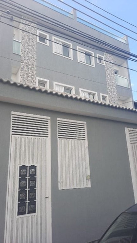 Imagem 1 de 22 de Cobertura Com 110 M² Sendo 2 Dormitórios, 1 Suíte, 2 Vagas À Venda Por R$ 408.000- Utinga - Santo André/sp - Co0980