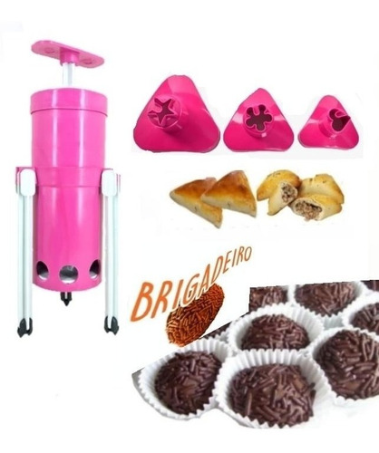 Imagem 2 de 6 de Formas Coxinha, Empadas, Pasteis, Esfiha, Brigadeiro Churros