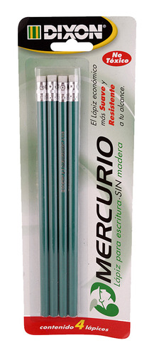 Lapiz Dixon Mercurio 561267 C/4 Pzv