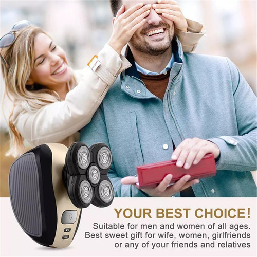 Afeitadora Eléctrica 4d De 5 Cabezales En 1 For Hombres,