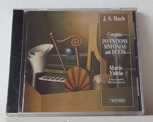 Mario Videla - Inventions Sinfonias And Duets Cd 