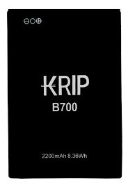 Bateria Pila Krip B700 K7 Nueva Selladas Con Garantia