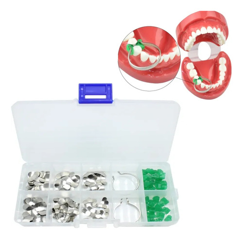 Kit De Matrices Metálicas Dental Restauración Odontología 