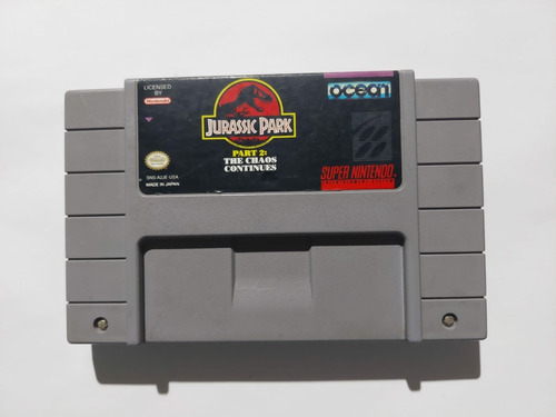 Jurassic Park 2 The Chaos Continue Super Nintendo Snes