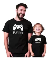 Comprar Kit Cu002F2 Camisetas - Tal Pai Tal Filho - Player 1 E Player 2