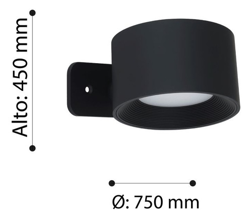 Aplique Inalámbrico Recargable Usb Touch Led Redondo Regulad