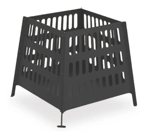 Fogonero Brasero Armable Cuadrado Bosca Fire Pit 500 Asador